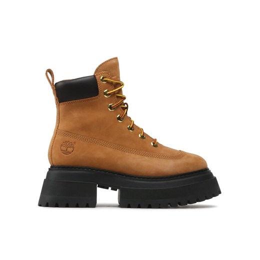 Botki Timberland Sky 6In LaceUp TB0A2KMU2311 Brązowy ze sklepu eobuwie.pl w kategorii Workery damskie - zdjęcie 182028971