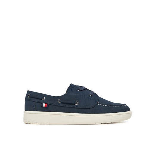Mokasyny Tommy Hilfiger T3B4-33853-0315800 Granatowy ze sklepu eobuwie.pl w kategorii Półbuty dziecięce - zdjęcie 182029024