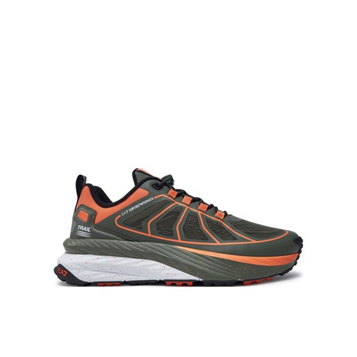 Sneakersy EA7 Emporio Armani X8X193 XK408 U249 Khaki ze sklepu eobuwie.pl w kategorii Buty sportowe męskie - zdjęcie 182029032