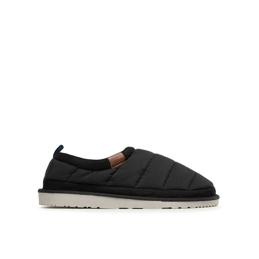 Kapcie Jack&Jones 12244080 Czarny ze sklepu eobuwie.pl w kategorii Kapcie męskie - zdjęcie 182029092
