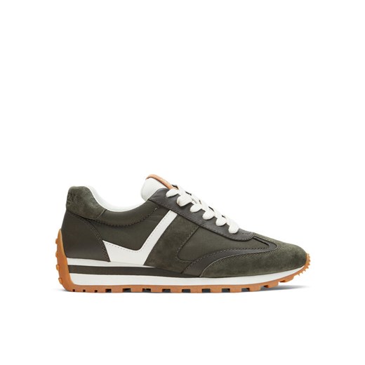 Sneakersy LAUREN RALPH LAUREN 802951384003 Zielony ze sklepu eobuwie.pl w kategorii Buty sportowe damskie - zdjęcie 182029142
