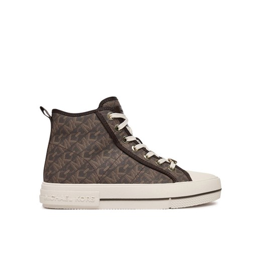Trampki MICHAEL Michael Kors Evy High Top 43F4EYFE5B Brązowy ze sklepu eobuwie.pl w kategorii Trampki damskie - zdjęcie 182029261