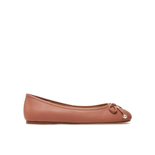 Baleriny TWINSET Ballerina 242TCP150 Beżowy ze sklepu eobuwie.pl w kategorii Balerinki - zdjęcie 182029410