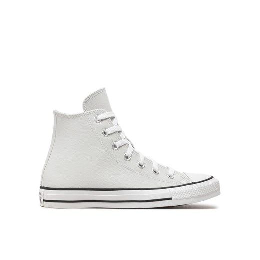 Trampki Converse Chuck Taylor All Star Faux Leather A08640C Szary ze sklepu eobuwie.pl w kategorii Trampki damskie - zdjęcie 182029440