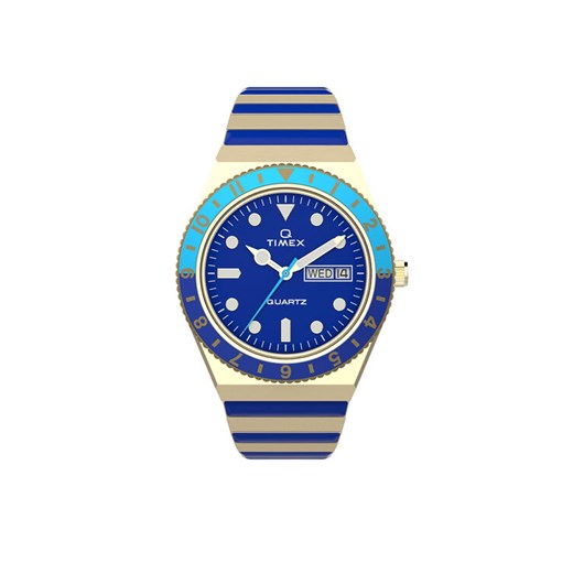 Zegarek Timex Q Timex Malibu TW2V38500 Złoty ze sklepu eobuwie.pl w kategorii Zegarki - zdjęcie 182029524