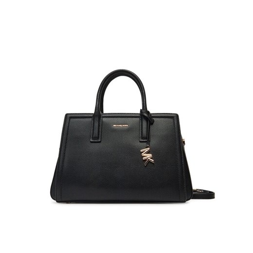 Torebka MICHAEL Michael Kors Laila 30R5G9IS6L Czarny ze sklepu eobuwie.pl w kategorii Kuferki - zdjęcie 182029604