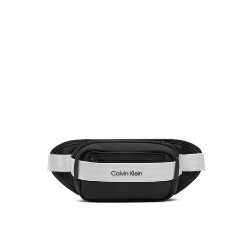 Saszetka nerka Calvin Klein Jeans Logo Waist Bag IU0IU00694 Czarny 00 eobuwie.pl
