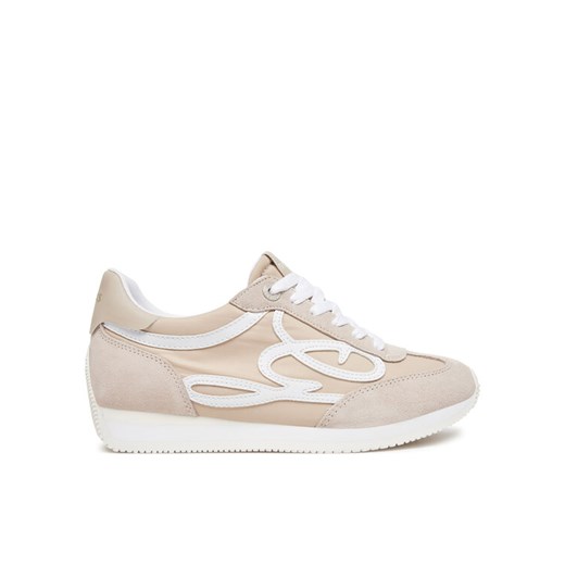 Sneakersy Guess FLPSKR SUE12 Beżowy ze sklepu eobuwie.pl w kategorii Buty sportowe damskie - zdjęcie 182029631