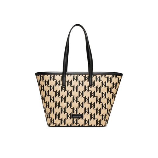 Torebka KARL LAGERFELD A2W30170 Beżowy ze sklepu eobuwie.pl w kategorii Torby Shopper bag - zdjęcie 182029742