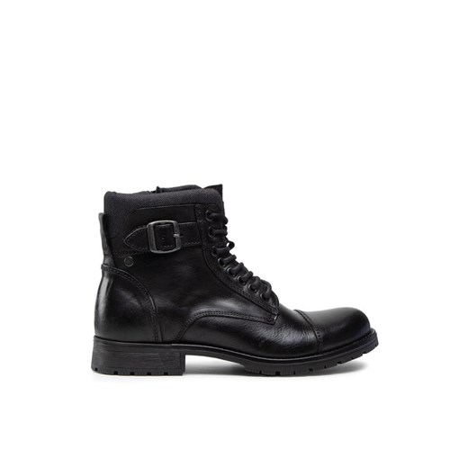 Kozaki Jack&Jones Jfwalbany 12140935 Czarny ze sklepu eobuwie.pl w kategorii Buty zimowe męskie - zdjęcie 182029804