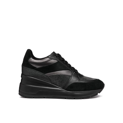 Sneakersy Geox D Zosma D368LA 0LY22 C9999 Czarny ze sklepu eobuwie.pl w kategorii Buty sportowe damskie - zdjęcie 182029814
