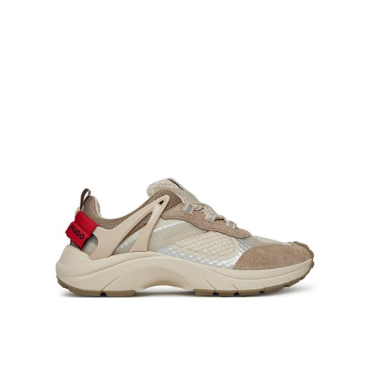 Sneakersy HUGO GO2 50536259 Beżowy ze sklepu eobuwie.pl w kategorii Buty sportowe damskie - zdjęcie 182030050