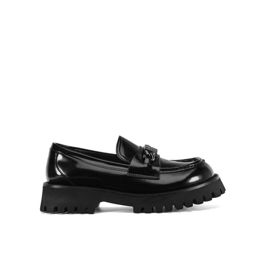 Loafersy Badura LINDA-WGA3313-1Z Czarny ze sklepu eobuwie.pl w kategorii Lordsy damskie - zdjęcie 182030140