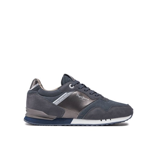 Sneakersy Pepe Jeans PLS40023 Granatowy ze sklepu eobuwie.pl w kategorii Buty sportowe damskie - zdjęcie 182030161