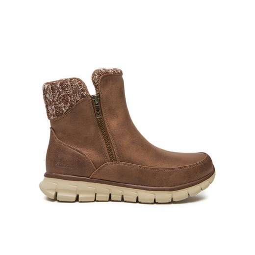Botki Skechers Lovely Collab 167941/BRN Brązowy ze sklepu eobuwie.pl w kategorii Botki - zdjęcie 182030172