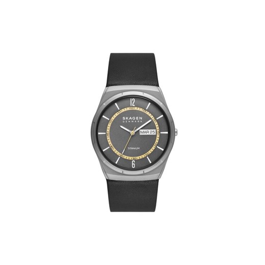 Zegarek Skagen Melbye Gent SKW6907 Czarny ze sklepu eobuwie.pl w kategorii Zegarki - zdjęcie 182030180