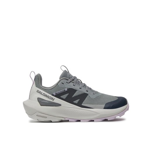 Sneakersy Salomon Elixir Activ L47457500 Szary ze sklepu eobuwie.pl w kategorii Buty trekkingowe damskie - zdjęcie 182030183