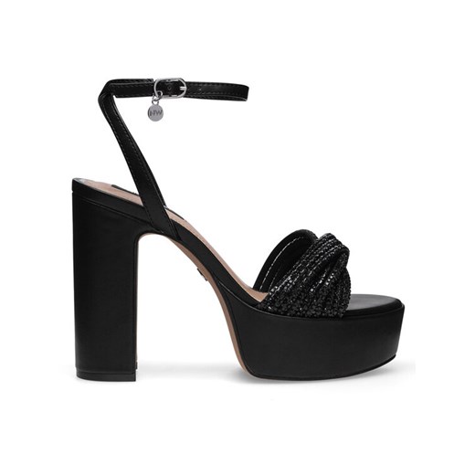 Sandały Nine West WFA2736-1 Czarny ze sklepu eobuwie.pl w kategorii Sandały damskie - zdjęcie 182030200