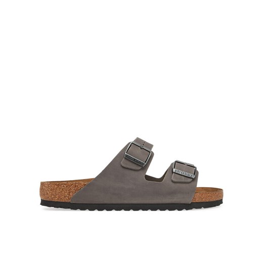 Klapki Birkenstock Arizona 1027046 Szary ze sklepu eobuwie.pl w kategorii Klapki męskie - zdjęcie 182030321