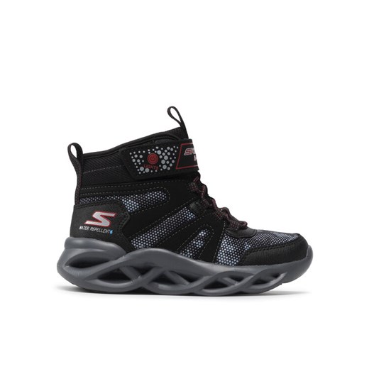 Śniegowce Skechers Zerrix 400145L/BKRD Czarny ze sklepu eobuwie.pl w kategorii Buty zimowe dziecięce - zdjęcie 182030383
