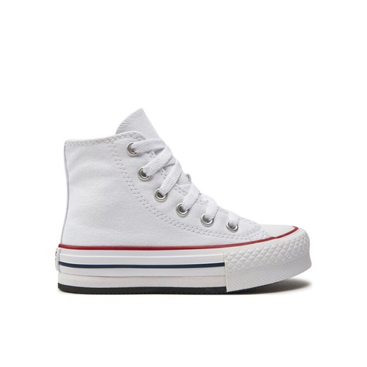 Trampki Converse Chuck Taylor All Star Eva Lift Canvas Platform 372860C Biały ze sklepu eobuwie.pl w kategorii Trampki dziecięce - zdjęcie 182030492