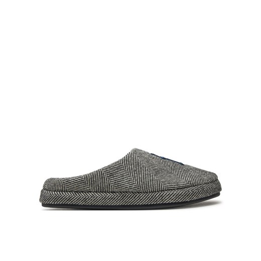 Kapcie Tommy Hilfiger Embroi Herringbone House Shoe FM0FM05539 Czarny ze sklepu eobuwie.pl w kategorii Kapcie męskie - zdjęcie 182030512