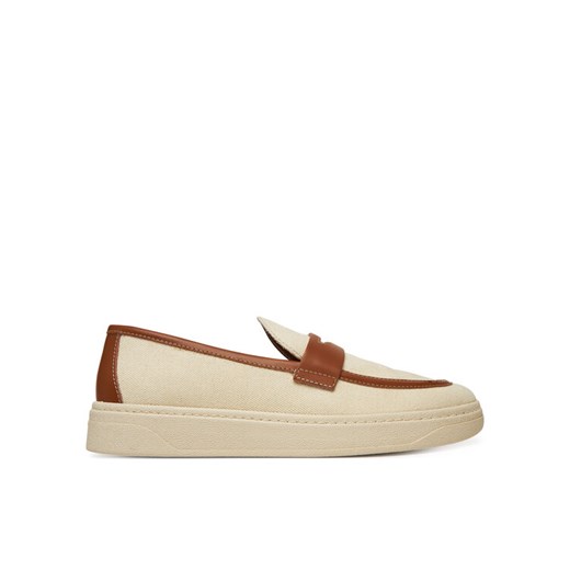 Mokasyny GIUSEPPE ZANOTTI RM50025 Écru ze sklepu eobuwie.pl w kategorii Mokasyny męskie - zdjęcie 182030601