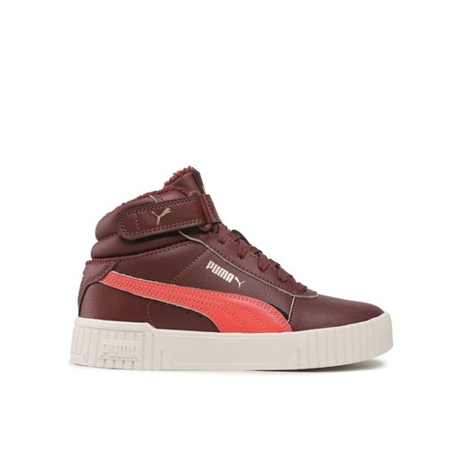 Sneakersy Puma Carina 2.0 Mid Wtr Jr 387380 02 Bordowy Puma 36 eobuwie.pl