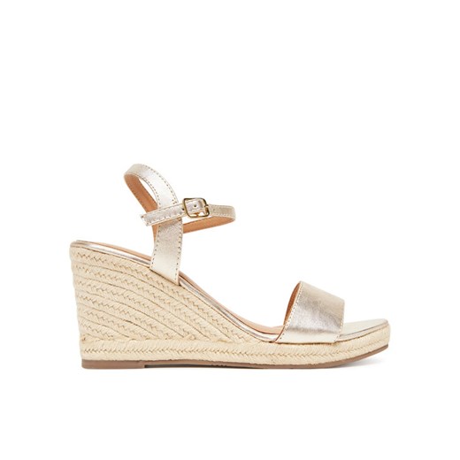 Espadryle Gioseppo Zhepe 71700-P Złoty ze sklepu eobuwie.pl w kategorii Espadryle damskie - zdjęcie 182030661