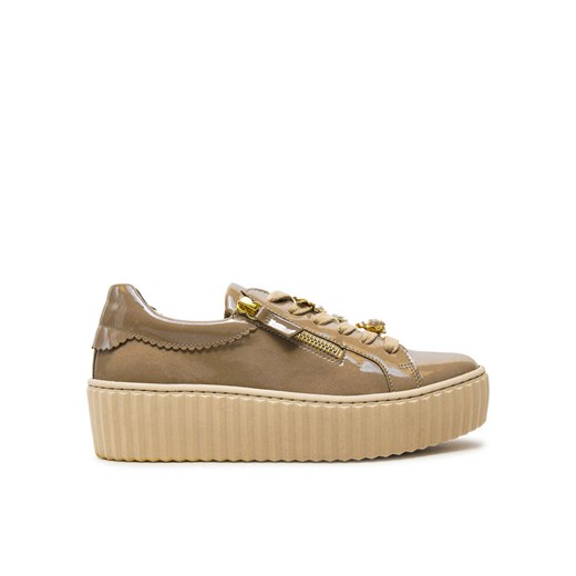 Sneakersy Gabor 53.201.92 Beżowy ze sklepu eobuwie.pl w kategorii Buty sportowe damskie - zdjęcie 182030664