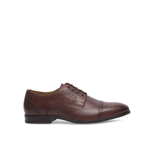 Półbuty Sergio Bardi MASERU-01 MI08 Brązowy ze sklepu eobuwie.pl w kategorii Buty eleganckie męskie - zdjęcie 182030760