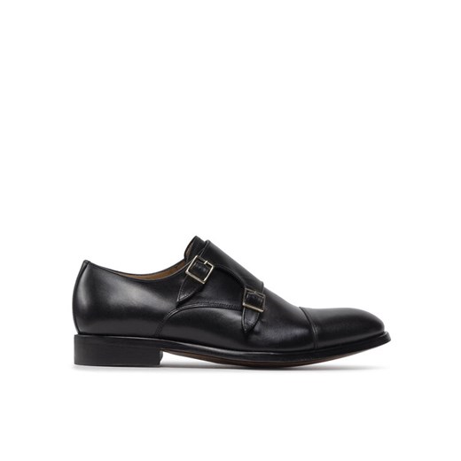 Półbuty Lord Premium Double Monks 5502 Czarny ze sklepu eobuwie.pl w kategorii Buty eleganckie męskie - zdjęcie 182030770