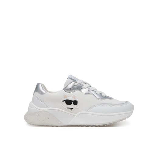 Sneakersy Karl Lagerfeld Kids Z30373 M Biały ze sklepu eobuwie.pl w kategorii Buty sportowe dziecięce - zdjęcie 182030922