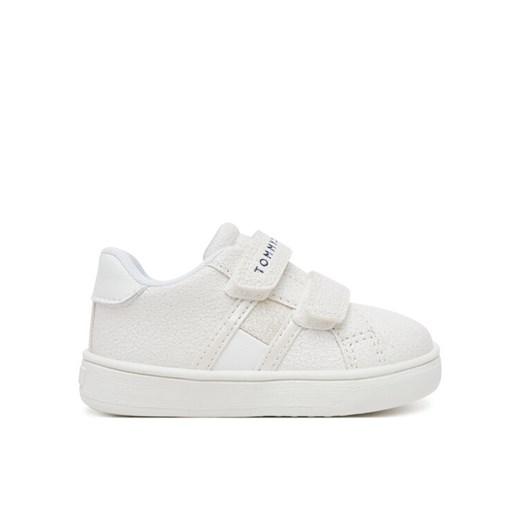 Sneakersy Tommy Hilfiger Flag Low Cut Velcro Sneaker T1A9-33726-0375 M Biały ze sklepu eobuwie.pl w kategorii Buty sportowe dziecięce - zdjęcie 182030982