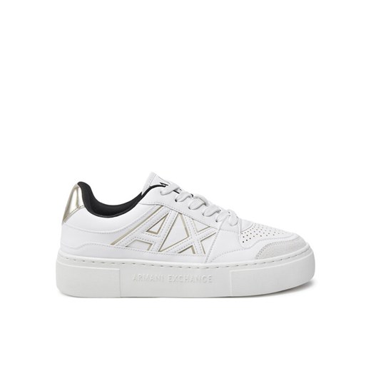 Sneakersy Armani Exchange XDX147 XV830 T782 Biały ze sklepu eobuwie.pl w kategorii Buty sportowe damskie - zdjęcie 182031131