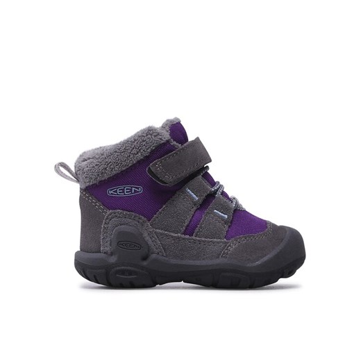 Trekkingi Keen Knotch Chukka 1026816 Fioletowy ze sklepu eobuwie.pl w kategorii Buciki niemowlęce - zdjęcie 182031154