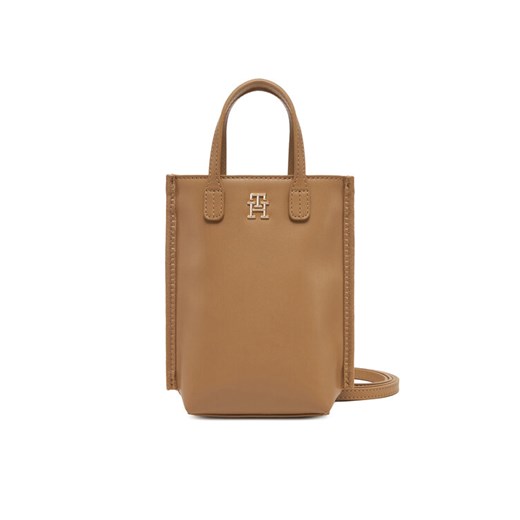Etui na telefon Tommy Hilfiger Th Distinct Phone Pouch AW0AW17402 Brązowy ze sklepu eobuwie.pl w kategorii Etui - zdjęcie 182031441