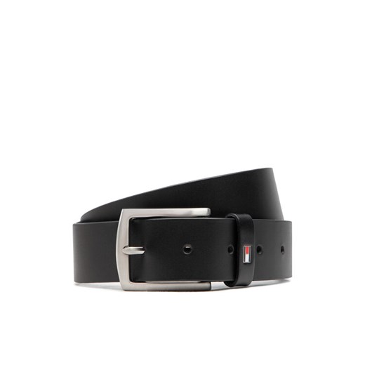 Pasek Męski Tommy Hilfiger New Denton 3.5 Belt AM0AM08360 Czarny ze sklepu eobuwie.pl w kategorii Paski męskie - zdjęcie 182031914