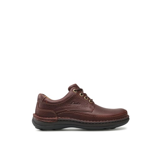 Półbuty Clarks Nature Three 203390057 Brązowy ze sklepu eobuwie.pl w kategorii Półbuty męskie - zdjęcie 182031932