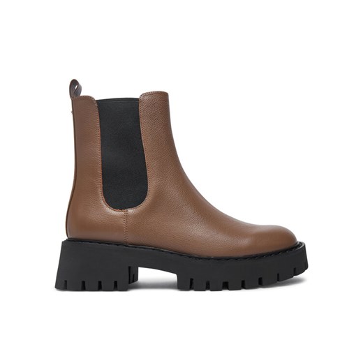 Sztyblety MICHAEL Michael Kors Asher 40F4ASFE5L Brązowy ze sklepu eobuwie.pl w kategorii Botki - zdjęcie 182032051