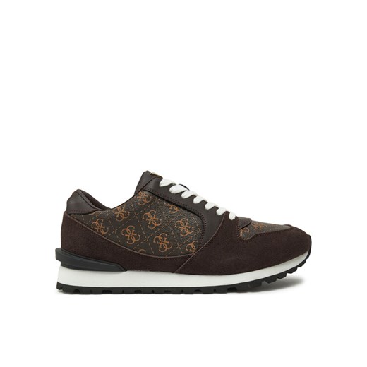 Sneakersy Guess FMPARO ELL12 Brązowy ze sklepu eobuwie.pl w kategorii Buty sportowe męskie - zdjęcie 182032271