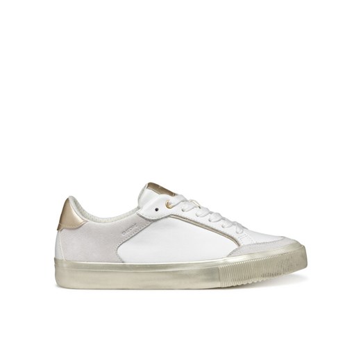 Sneakersy Geox D Emmeleny D550UC 08554 C1327 Biały ze sklepu eobuwie.pl w kategorii Buty sportowe damskie - zdjęcie 182032350