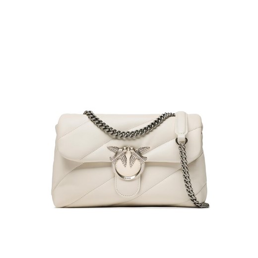 Torebka Pinko Love Classic Puff Cl PE 23 PLTT 100038 A0F2 Biały ze sklepu eobuwie.pl w kategorii Kopertówki - zdjęcie 182032581