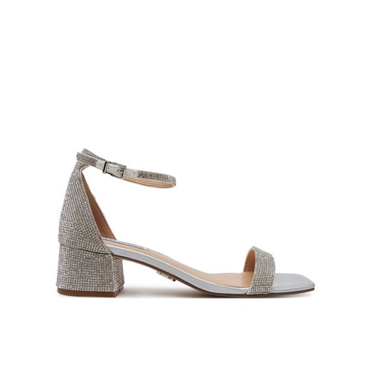 Sandały Steve Madden Gena-R SM11003580 Srebrny ze sklepu eobuwie.pl w kategorii Sandały damskie - zdjęcie 182032602