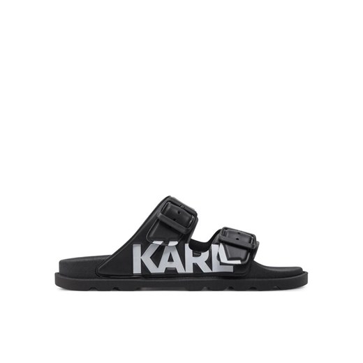 Klapki KARL LAGERFELD KL80978 Czarny Karl Lagerfeld 35 eobuwie.pl