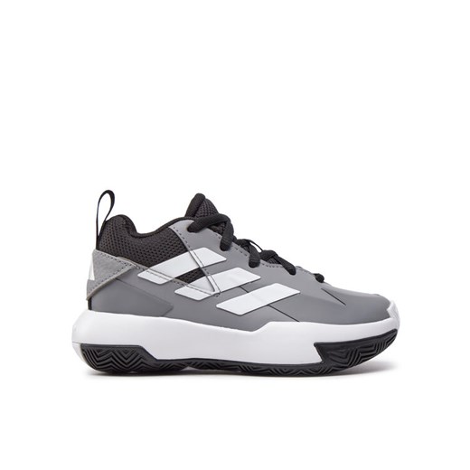 Buty do koszykówki adidas Cross Em Up Select Mid Trainers Kids IF0828 Szary ze sklepu eobuwie.pl w kategorii Buty sportowe dziecięce - zdjęcie 182032804