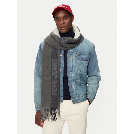 Szalik Pepe Jeans PM110461 Szary ze sklepu eobuwie.pl w kategorii Szaliki męskie - zdjęcie 182032892