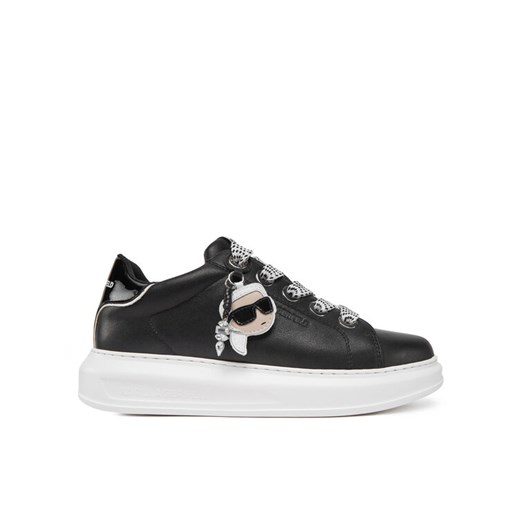 Sneakersy KARL LAGERFELD KL62576T Czarny ze sklepu eobuwie.pl w kategorii Buty sportowe damskie - zdjęcie 182032934