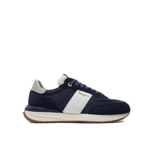 Sneakersy Pepe Jeans Buster Tape PMS60006 Granatowy Pepe Jeans 45 eobuwie.pl