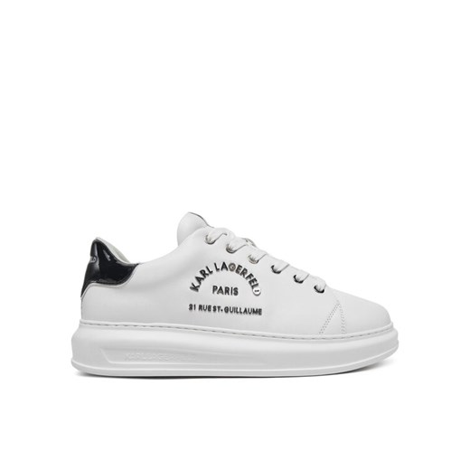 Sneakersy KARL LAGERFELD Kapri KL52539K Biały ze sklepu eobuwie.pl w kategorii Buty sportowe męskie - zdjęcie 182033053